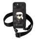 2. Karl Lagerfeld KLHCP14SSTKMK iPhone 14 6.1" black/black hardcase Monogram Ikonik Patch