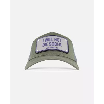 2. JOHN HATTER & CO I WILL NOT DIE SOBER RUBBER R-1054-U00