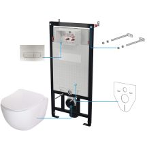 6-in-1 concealed toilet set