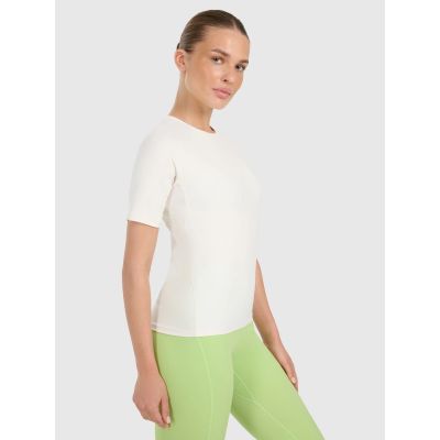7. Women's quick-drying slim training T-shirt 4F 4FWAW25TFTSF1518-12S