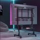 12. TECHLY MOBILE TV STAND 45-90"KG UP TO 60KG ADJUSTABLE AV SHELF
