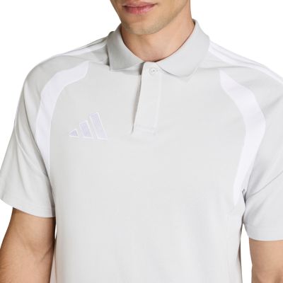 4. Men's adidas Tiro 26 League Polo Shirt, Light Grey, KF3399