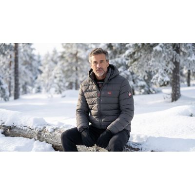 8. Geographical Norway Men’s Jacket AMIGO HOOD DGREY DB MEN 096 (WA1459H/GN-DARK GREY)