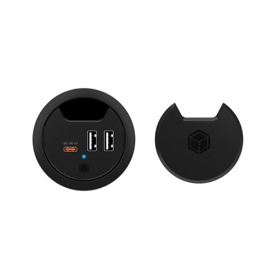 4. ICY BOX IB-HUB1407 Universal Black AC Fast Charging Internal