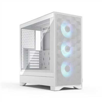 16. Fractal Design Pop 2 Air White TG RGB Midi Tower White
