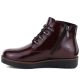 3. Women's patent leather burgundy wedge ankle boots Potocki Z25-JE19360