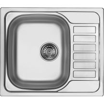 Single-bowl steel sink with drainer ZEO 011A 5908212018071