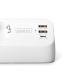 10. Digitus 3-Way Office Power Strip with 2 USB-A and 1 USB-C Ports, White