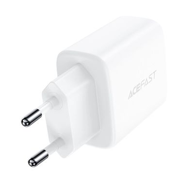 2. Acefast wall charger USB Type C / USB 20W, PPS, PD, QC 3.0, AFC, FCP white (A25 white)