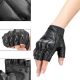 4. Rockbros 16220006002 M leather motorcycle gloves - black