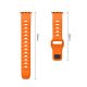 3. Tech-Protect Silicone Line Strap for Apple Watch 44 / 45 / 46 / 49 mm - Orange