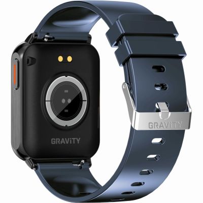 11. Smartwatch Gravity Navy Blue Black 2 Straps GT17-9