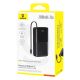 6. Baseus Bipow 2 20000mah 20W Powerbank with Digital Display with Built-in USB-C Cable - Black