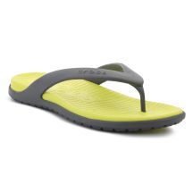 CROCS COAST FLIP SLATE GRAY/CITRUS 212035-0GG