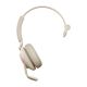 Jabra Evolve2 65 UC Mono Link380c Wireless Over-Ear Headphones, Beige
