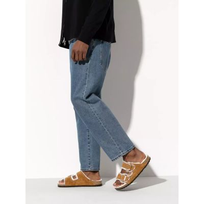 6. Birkenstock Arizona Shearling Mink W 1001135 Flip-Flops