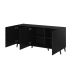 2. NOVA chest of drawers 155x40x72 black matt
