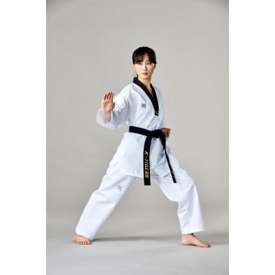 7. Dobok for Taekwondo MTX 2 Black - approved by World Taekwondo (WT) | MOOTO