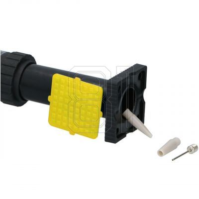 9. Dunlop bicycle foot pump with pressure gauge 175416