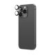 3. AmazingThing AR Aluminum 3 Lens Glass with Camera Lens Frame for iPhone 16 Pro / 16 Pro Max - Black