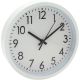 5. PP WALL CLOCK 20CM WHITE