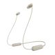 2. Sony WI-C100 Wireless In-Ear Bluetooth Calls/Music Headset Beige