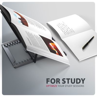 8. Axagon STND-LAG Laptop-Ständer, höhenverstellbar, faltbar, Aluminum Notebook and tablet stand Gray 43.9 cm (17.3")