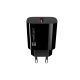 4. NATEC RIBERA 1X USB-A 18W BLACK WALL CHARGER