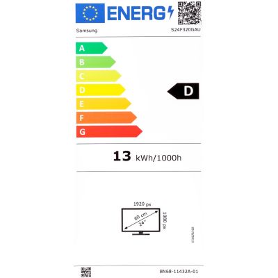 9. MONITOR SAMSUNG 24" LS24F320GAUXEN 120Hz