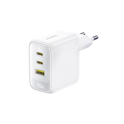 Baseus EnerFill FE22 70W Wall Charger 2 x USB-C + USB-A - White