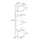 10. HAGA II 2W Hallway Wardrobe, White
