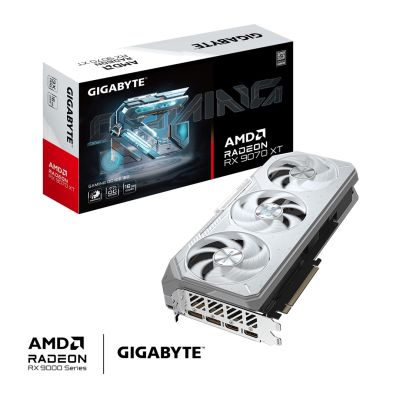 2. Gigabyte Radeon RX 9070 XT GAMING OC ICE 16G Graphics Card