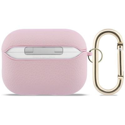 2. Guess Grained Classic Logo Case for AirPods Pro 3 - Pink