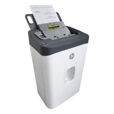 11. HP ONESHRED Auto 200CC Paper Shredder, White and Gray