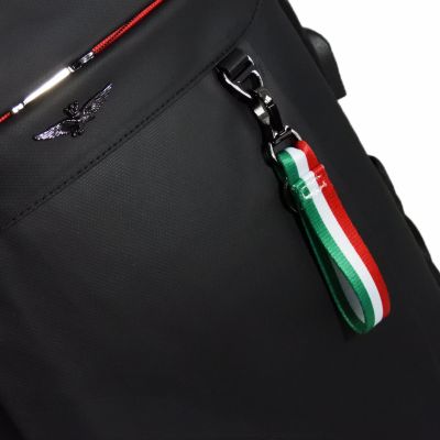 6. Aeronautica Militare Zaino City Backpack Black - AM-1553