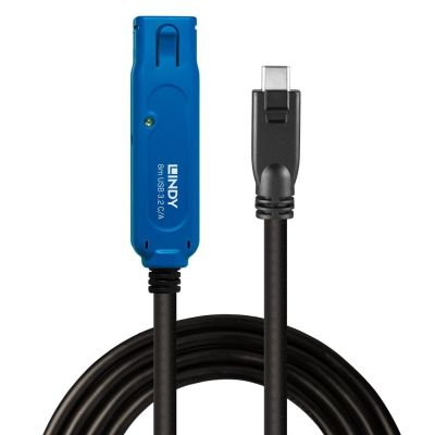 2. Lindy 43381 USB Cable USB 3.2 Gen 1 (3.1 Gen 1) 8m USB C USB A Black, Blue