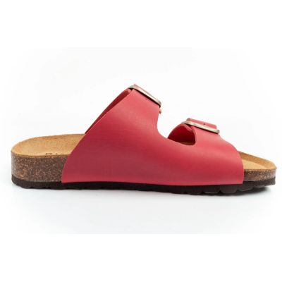2. Bio Bio Women's slippers, profiled flip-flops, natural leather