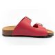 2. Bio Bio Women's slippers, profiled flip-flops, natural leather