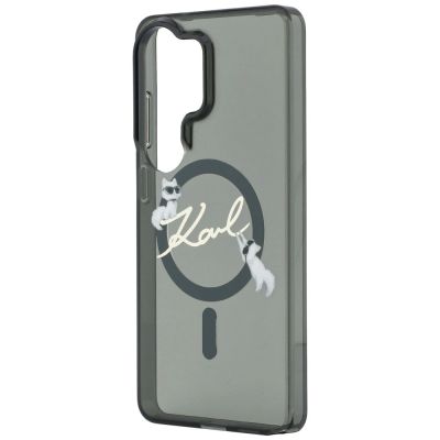 6. Karl Lagerfeld IML KC Script MagSafe Case for Samsung Galaxy S26 Ultra - Black