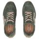 5. Women's leather shoes, suede sneakers, green Filippo DP7961
