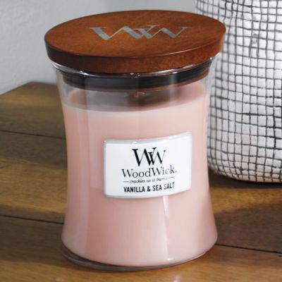 3. Medium Candle VANILLA & SEA SALT WOODWICK