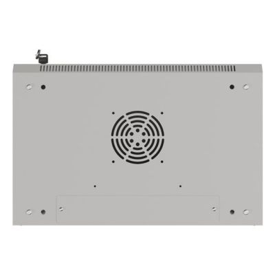 25. Lanberg 19" 6U 540x350 gray glass door wall-mounted rack cabinet (Flat Pack)