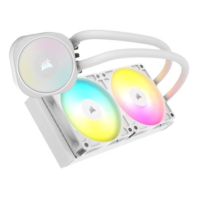 9. Corsair NAUTILUS 240 RS ARGB Liquid Processor All-in-One Liquid Cooler White 1 pc.
