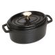 Staub Oval Cast-Iron Pot – 1 L, Black