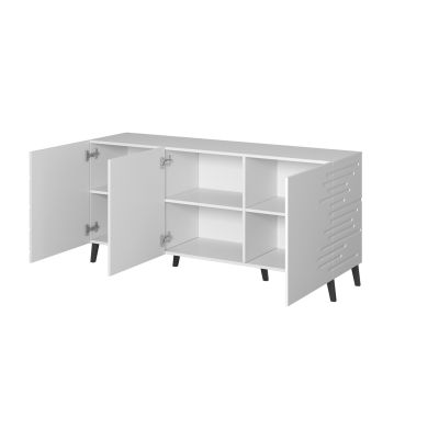 2. NOVA chest of drawers 155x40x72 white matt