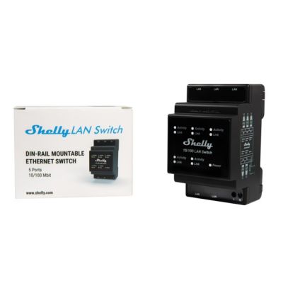 5. Shelly LAN Switch - socket - 5 ports - 10/100 Mbit