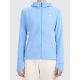 Women's fleece with a hood, zip-up, 4F 4FWAW26TFLEF478-32S