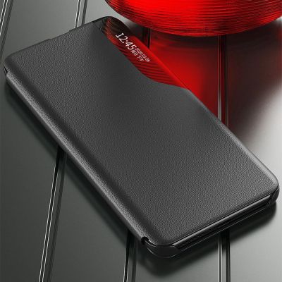 13. Eco Leather View Case elegant case with flip cover and stand function Xiaomi Redmi Note 11 Pro+ 5G (China) / 11 Pro 5G (China) / Mi11i HyperCharge / Poco X4 NFC 5G red