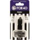 Pearl Fox whistle 40 + string black