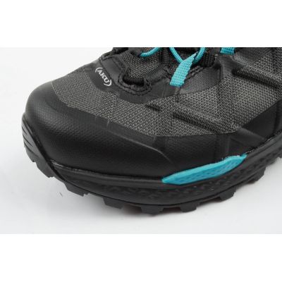 6. AKU Rocket Mid DFS GTX Women's Hiking Shoes - Black/Turquoise